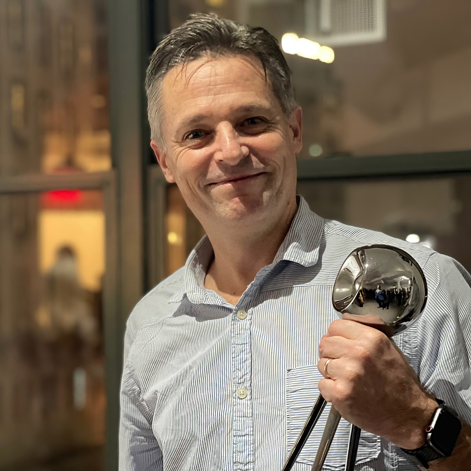 Headshot with trophy